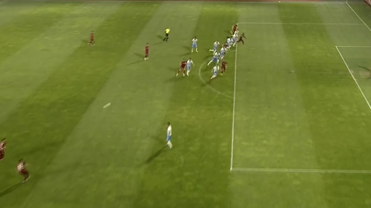 Prima fază, primul șut, primul gol! CFR Cluj a deschis scorul cu Universitatea Craiova dintr-un posibil offside. Cum a marcat Boateng. FOTO
