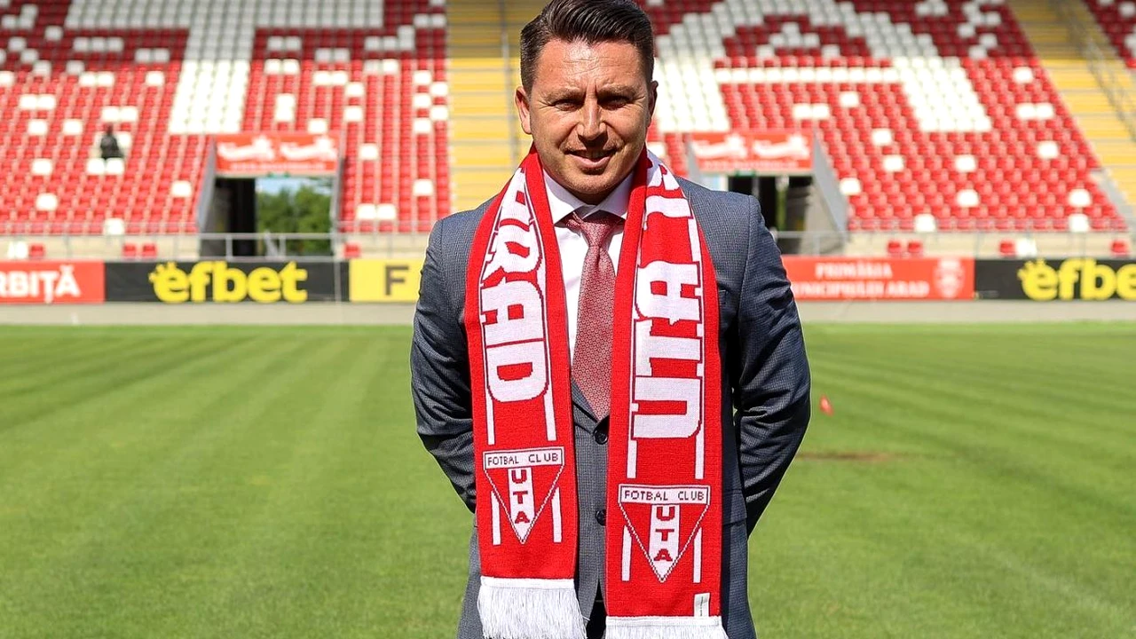 Ilie Poenaru, prezentat oficial la UTA. Arădenii atacă playoff-ul în sezonul următor