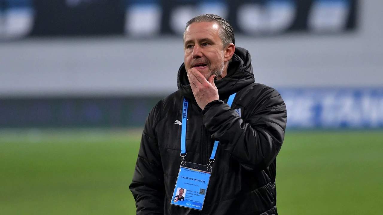 Încă o lovitură pentru Universitatea Craiova după înfrângerea cu FCSB. Ce veste a primit Laurențiu Reghecampf cu două etape înainte de final