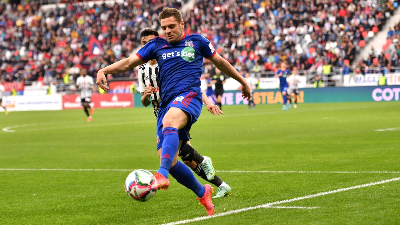 Golul lui Adi Popa a impresionat în prima victorie a Stelei din acest sezon. Daniel Oprița a „tremurat” pe finalul partidei cu Slatina