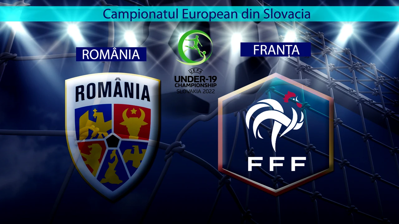 România – Franța 1-2. Repriză secundă foarte bună făcută de tricolori. Coubiș a înscris un gol fantastic, iar Dănuleasă a fost aproape de egalare în prelungiri