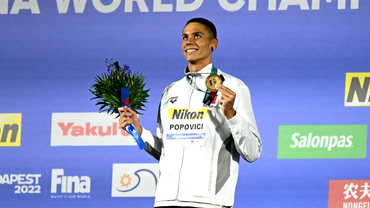 Ode pentru David Popovici după prestația istorică de la Campionatul Mondial: „Ești inspirație, admirație și motivație!”