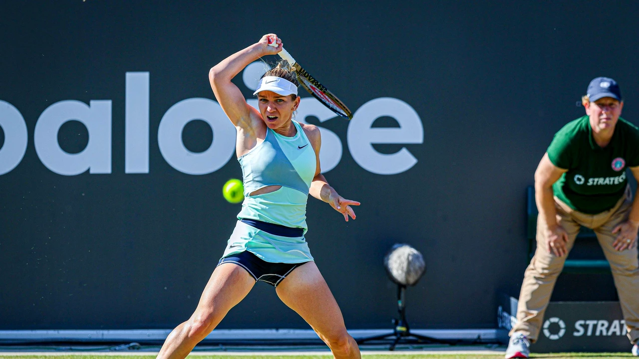 Simona Halep – Tamara Zidansek: 6-0, 6-3. Campioana noastră se califica în „sferturi” la Bad Homburg Open