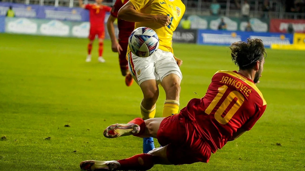 FOTO. Nicușor Bancu, un nou gest golănesc: moment de black out cu Muntenegru! Fundașul Universității Craiova, la un pas să provoace o bătaie generală