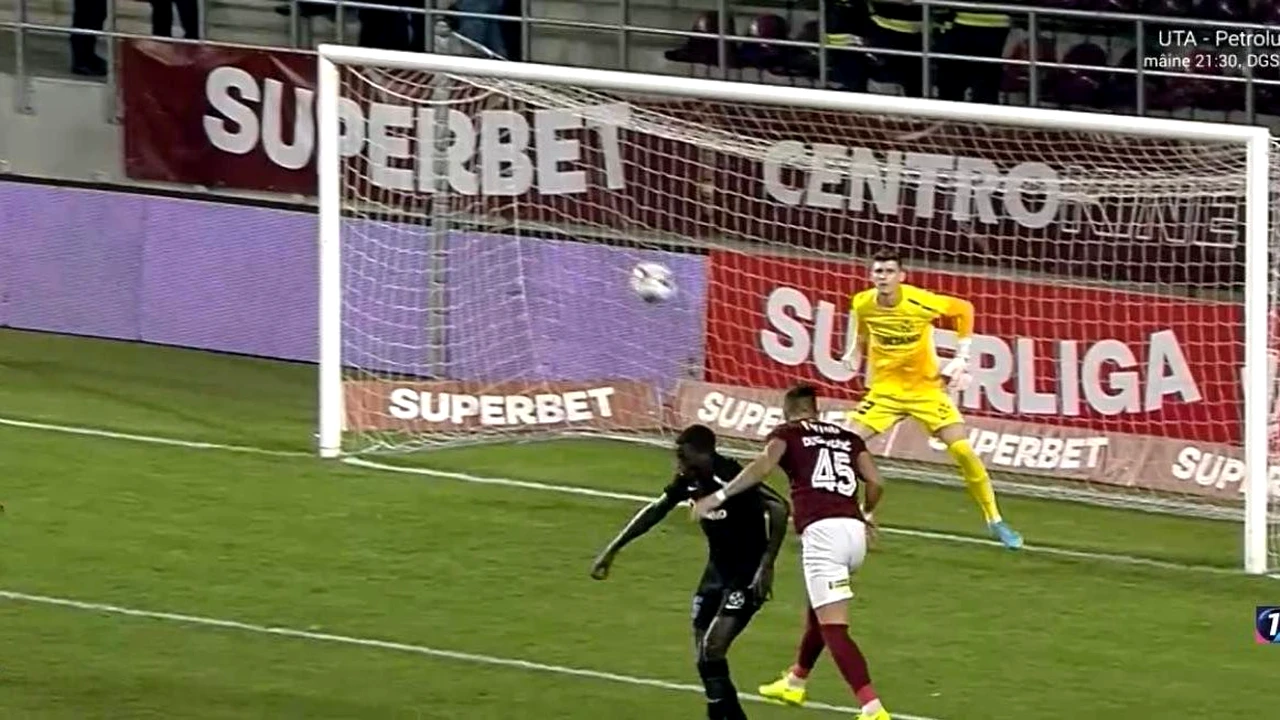 Dugandzic, debut de vis la Rapid! A deschis scorul în derby-ul cu FCSB și Mutu l-a luat în brațe