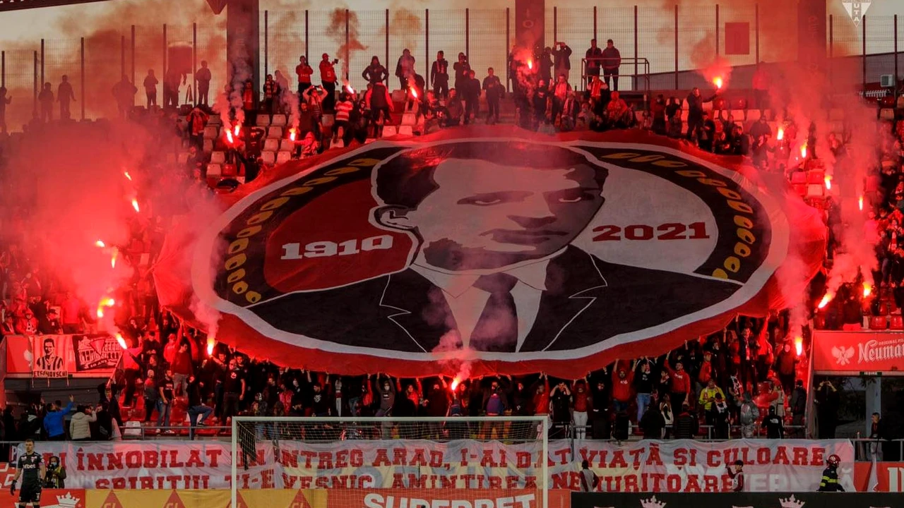 Scandal uriaș la UTA, după ce stadionul echipei a fost blocat de Supercupa României. Protest al ultrașilor la amicalul cu Ripensia