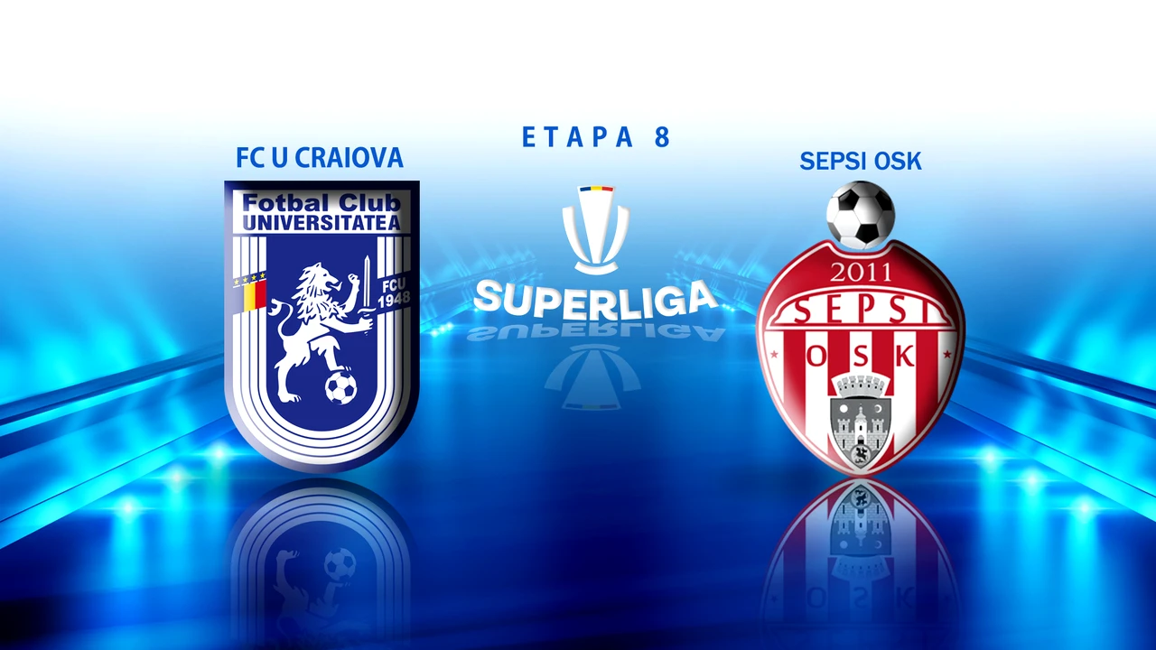 FC U Craiova 1948 – Sepsi Sf. Gheorghe 1-0. Marius Croitoru respiră ușurat grație golului marcat de Sidibe