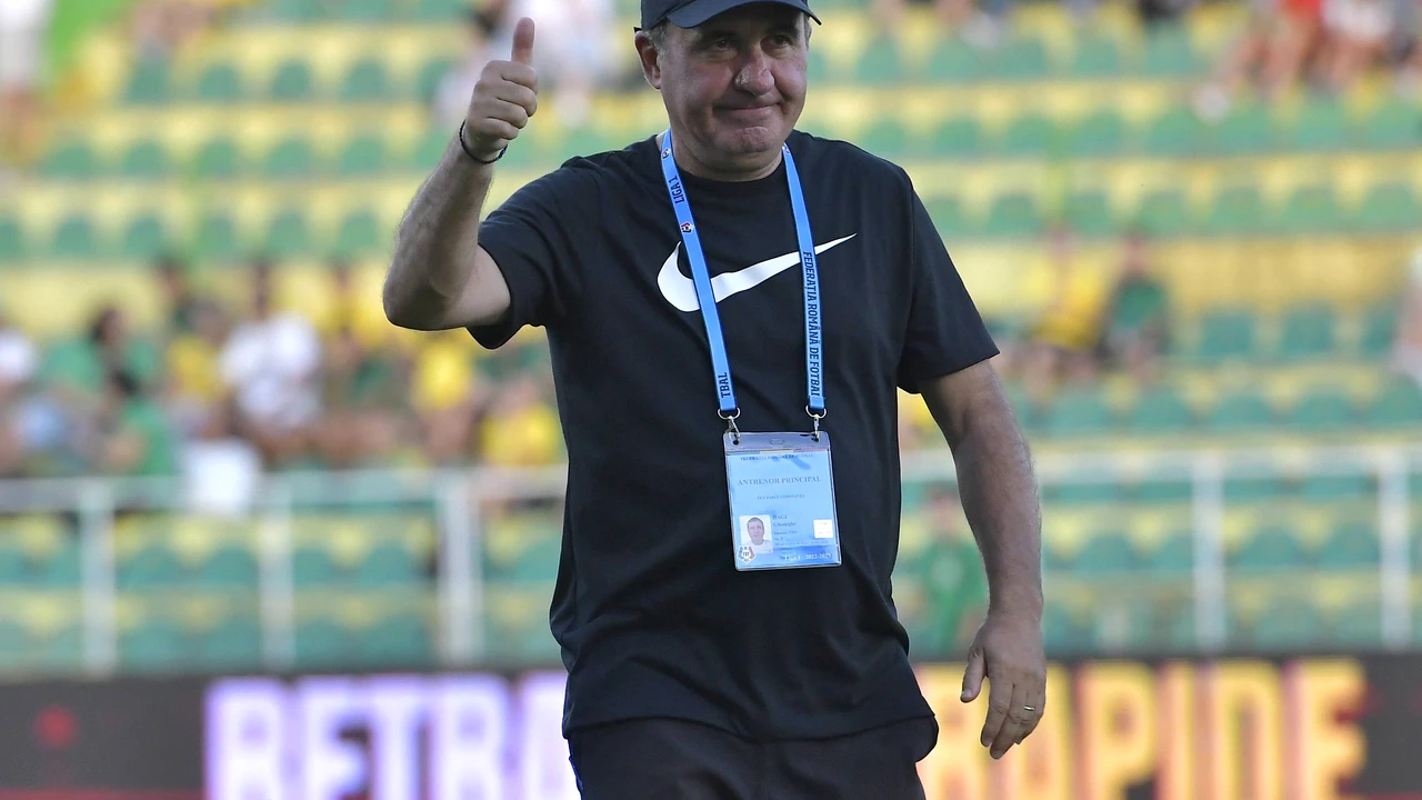 Bucurie mare pentru Gică Hagi după ce Farul a spulberat CFR Cluj: „Am încercat să jucăm în stilul lor. E important că am învins campioana”