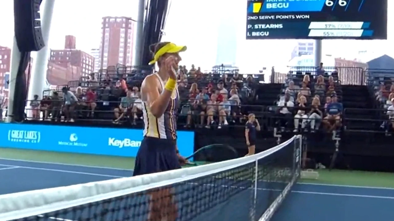 Irina Begu e pe cai mari înainte de US Open. Victorie scurtă la Cleveland și calificare în optimile de finală