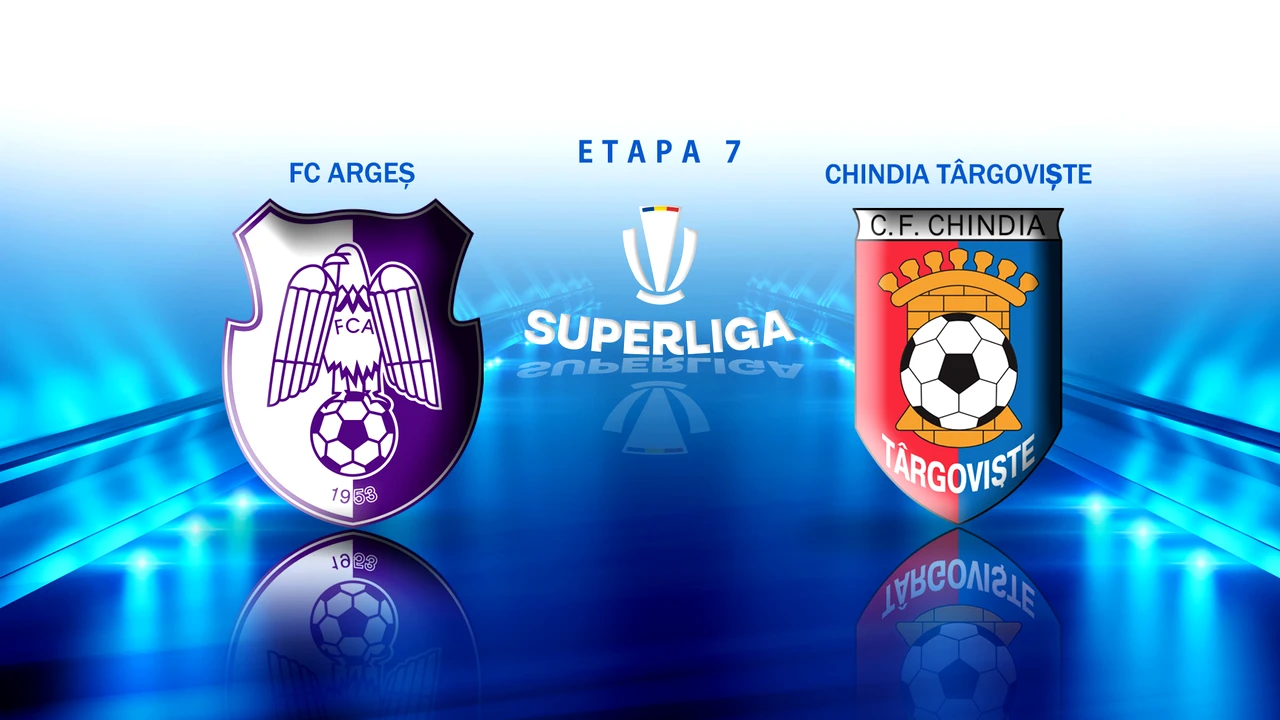 FC Argeș – Chindia Târgoviște 2-1 (0-1). Argeșul lui Prepeliță ia toate punctele și urcă pe podiumul Superligii