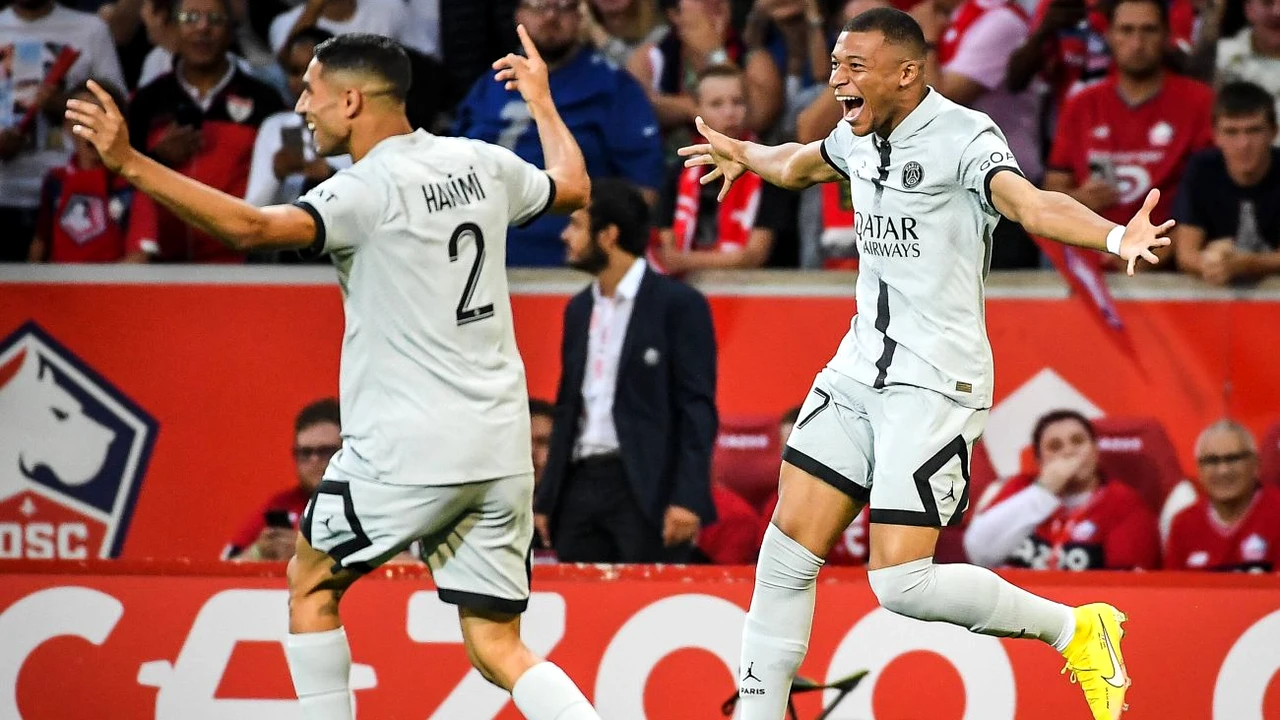 FOTO. Cel mai rapid gol din istorie? Mbappe a marcat după doar 8 secunde cu Lille. PSG s-a dezlănțuit până la pauza meciului