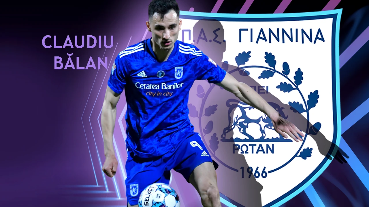 Atacantul lui Adrian Mititelu semnează în Grecia. Claudiu Bălan s-a înțeles cu PAS Giannina