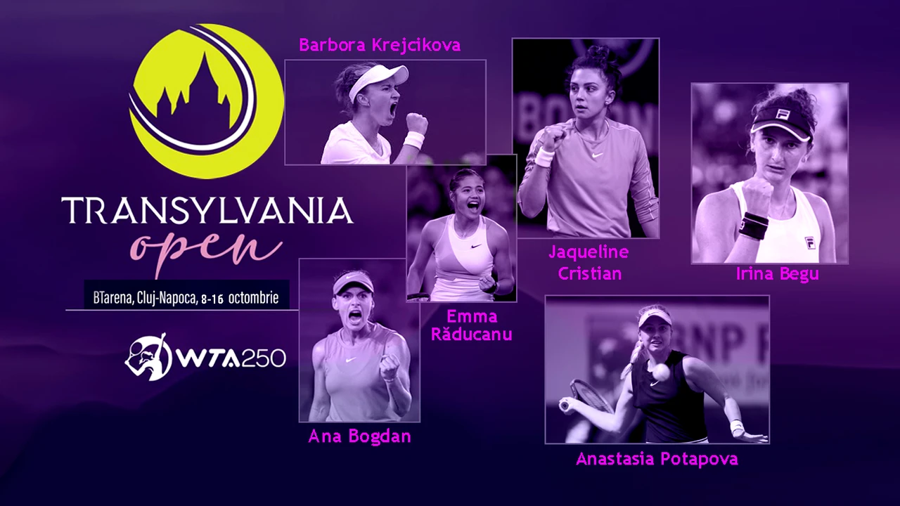 Mari nume ale tenisului feminin mondial vin în România. Organizatorii turneului de la Cluj au anunțat lista participantelor