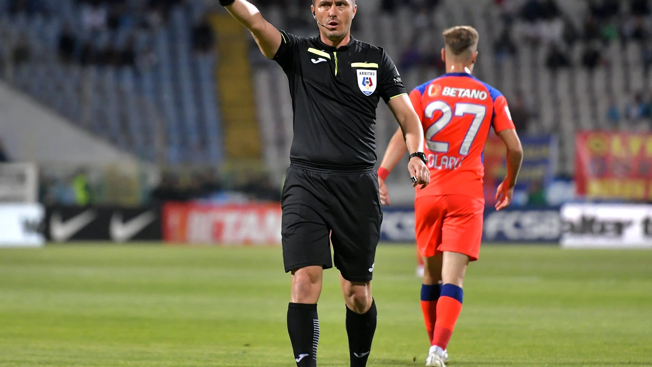 Acuzații grave la adresa jucătorilor meciului UTA – FCSB 2-2. Arbitrul Adrian Cojocaru suspectează evoluția unora dintre protagoniști