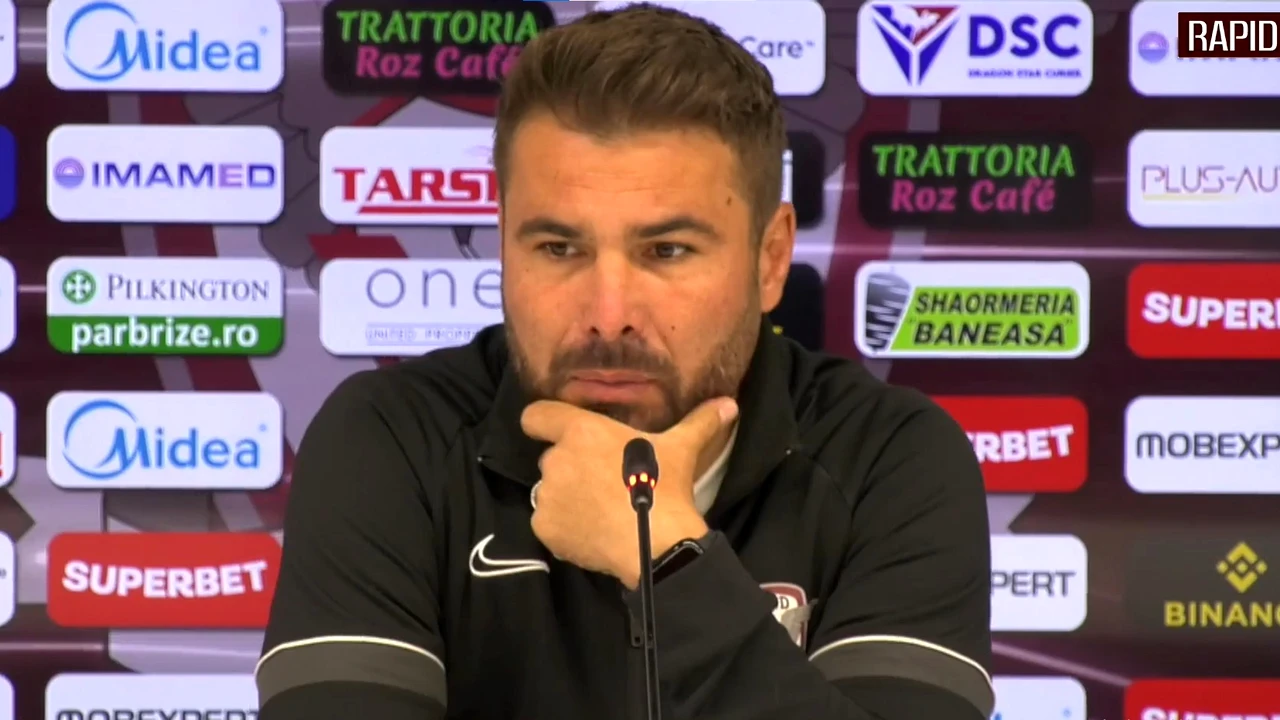 Adrian Mutu nu cade în capcana CFR-ului: „Nu suntem nou-veniți în fotbal”. Cum a prefațat derby-ul etapei