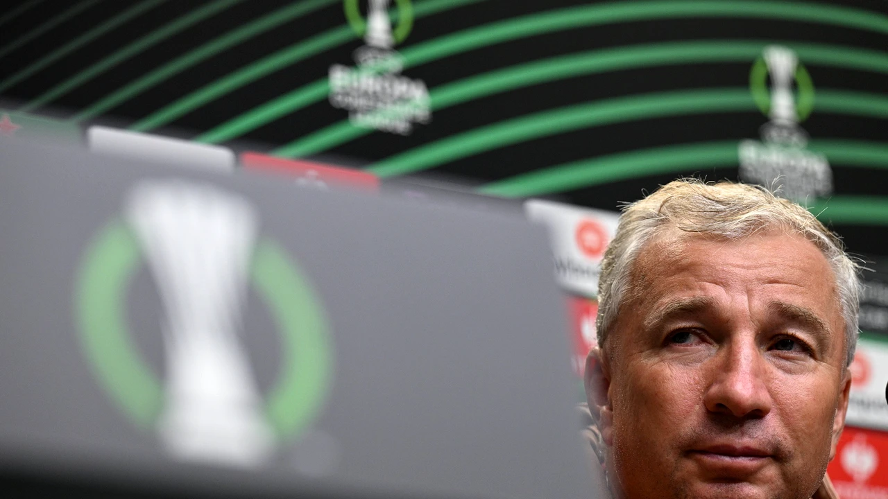 Cine transmite poate ultimul meci al lui Dan Petrescu la Cluj? Partida dintre Slavia Praga și CFR Cluj se vede la TV