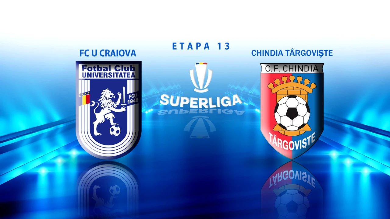 U Craiova – Chindia, 0-1. Târgoviștenii câștigă meciul și urcă în clasament