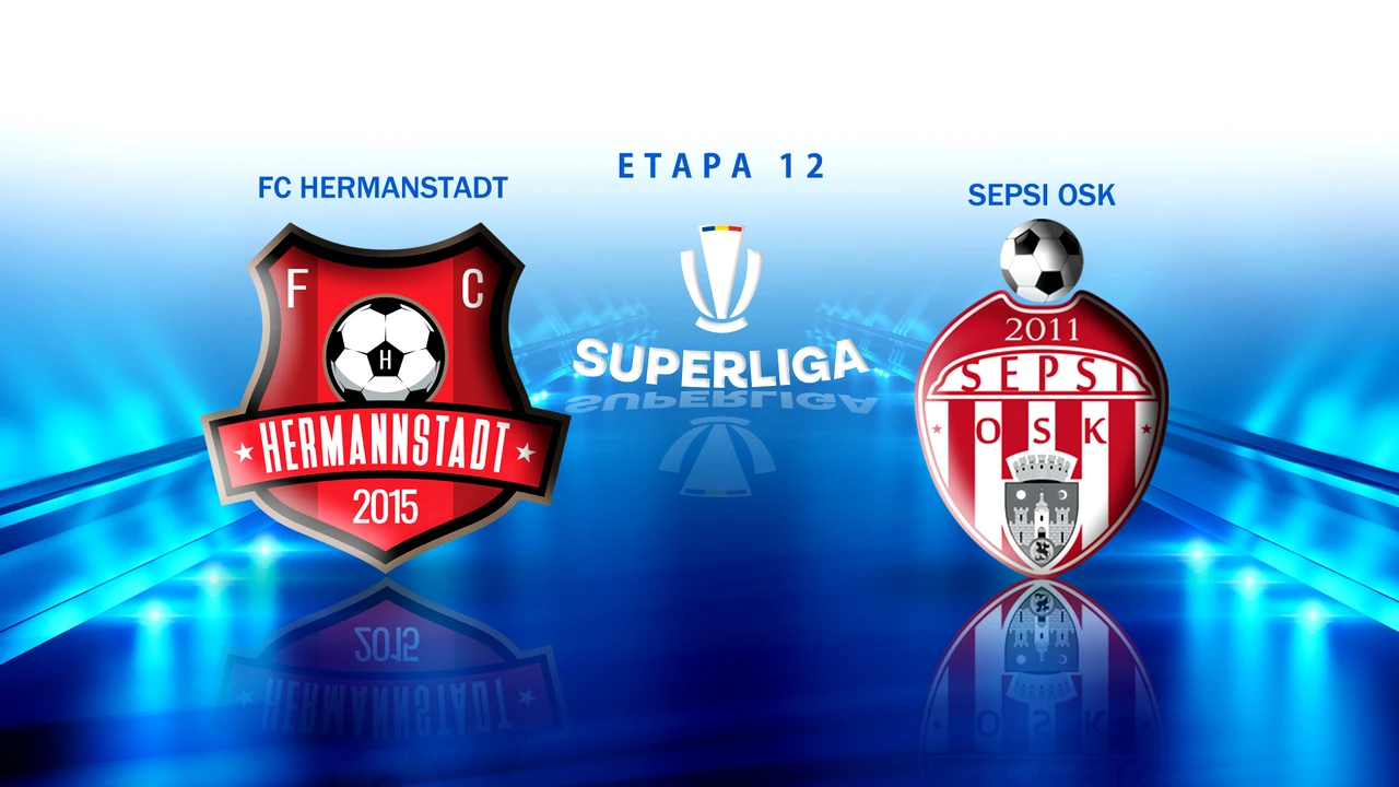 Hermannstadt – Sepsi 1-2. Sibienii pierd primul meci din acest sezon. Bergodi, salvat de o „rezervă”