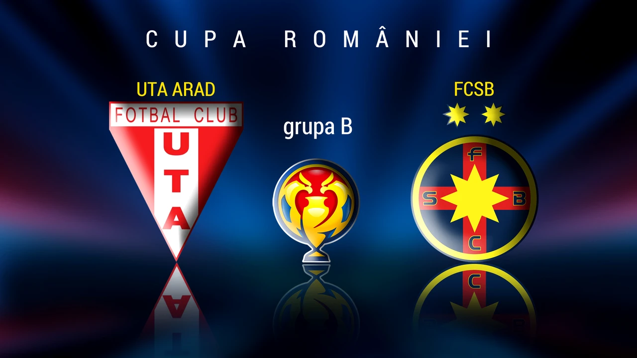 UTA Arad – FCSB 2-2. Final absolut nebun de meci. Roș-albaștrii au fost egalați la ultima fază, după ce au avut trei jucători eliminați
