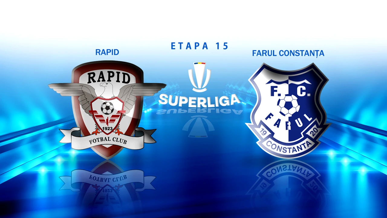 Rapid – Farul 1 – 1. Egal european în Giulești. Farul a salvat un punct și cu ajutorul VAR