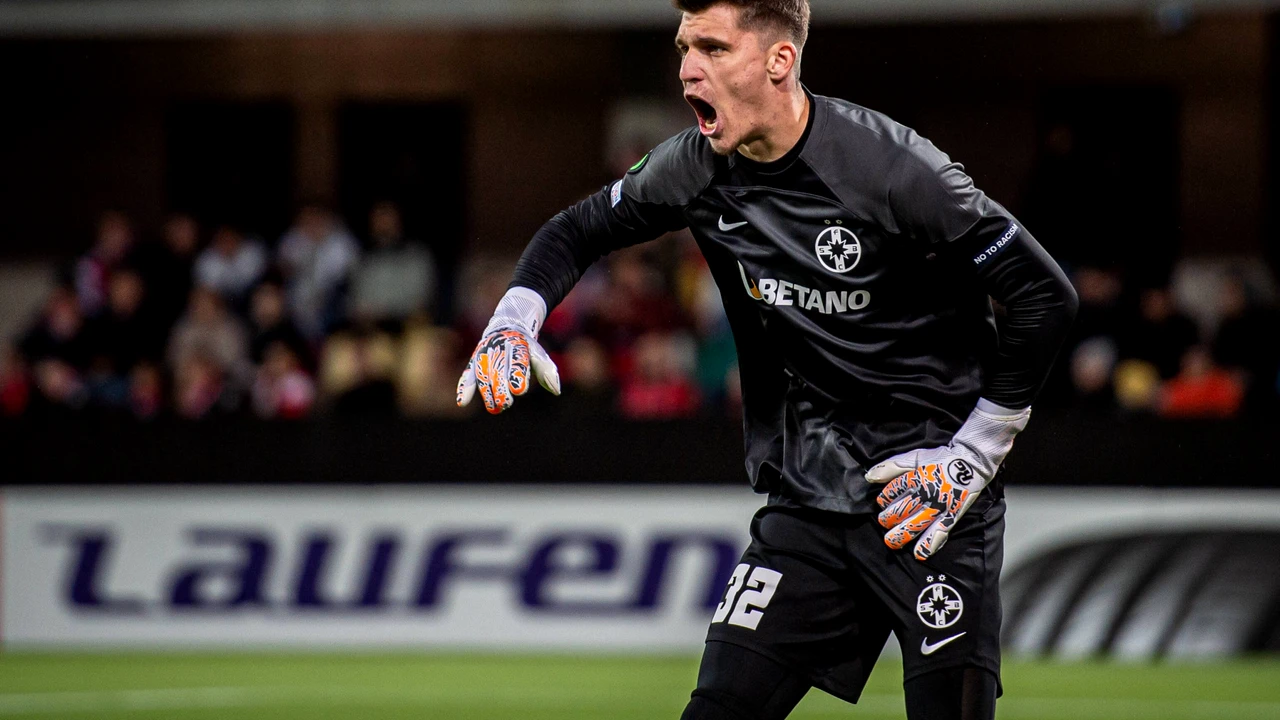 Ștefan Târnovanu, omul meciului în Sepsi – FCSB 0-1. Cum l-a „citit” pe Tudorie la penalty: „Mi-am adus aminte cum a bătut el”. Se gândește deja la titlu: „Vom lua campionatul!”