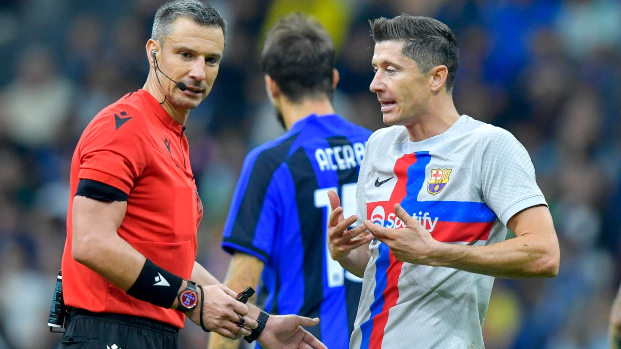 Plângere împotriva arbitrului după prestația din meciul Inter Milano – FC Barcelona