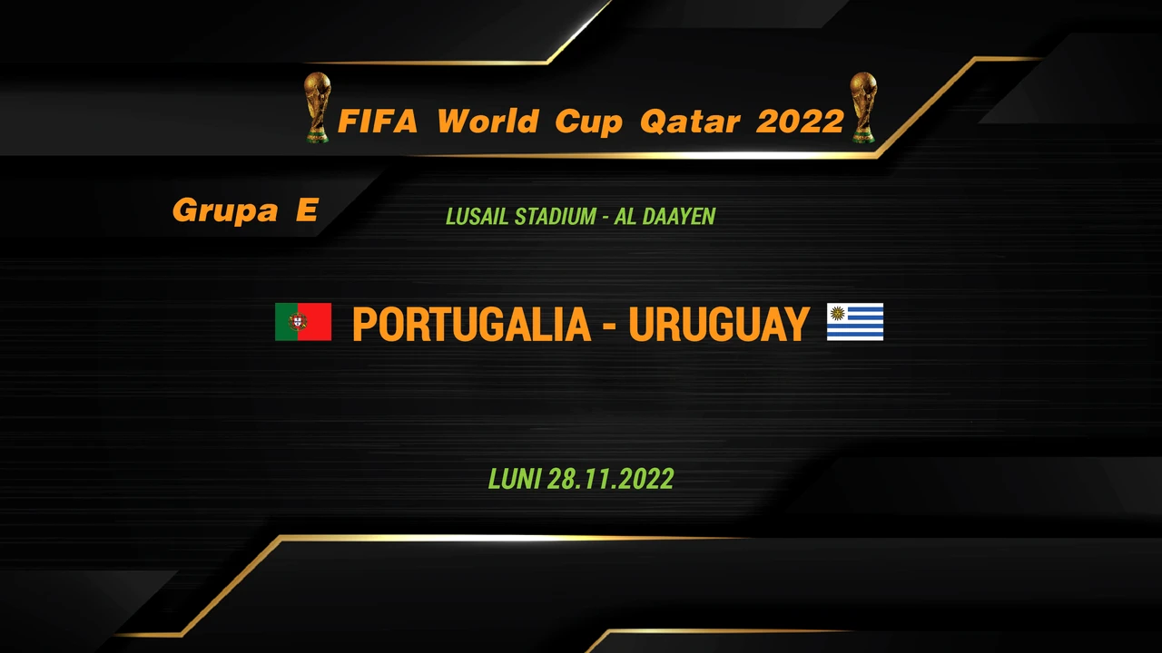 Portugalia – Uruguay 2-0. Dubla lui Bruno Fernandes îi duce pe lusitani în optimi