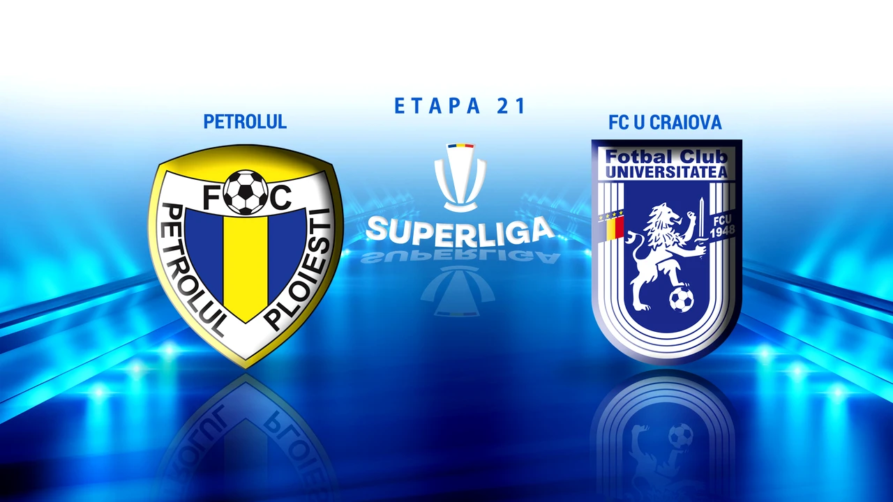 Petrolul Ploiești – FC U. Craiova 1-1. Gol anulat, un jucător eliminat și multe ocazii de poartă în cel mai echilibrat meci al zilei din Superligă