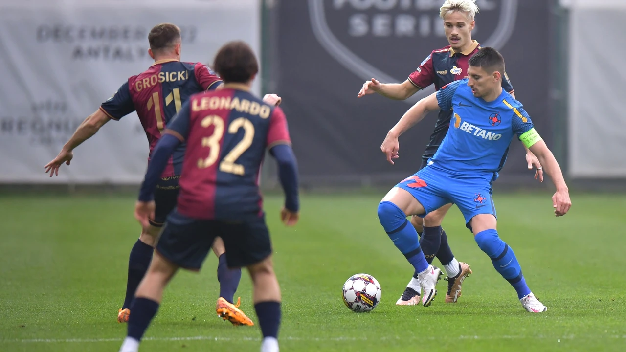 Așa urmează să arate FCSB în Superliga? Schimbările majore făcute de Pintilii în amicalul cu Rakow au dus la un dezastru