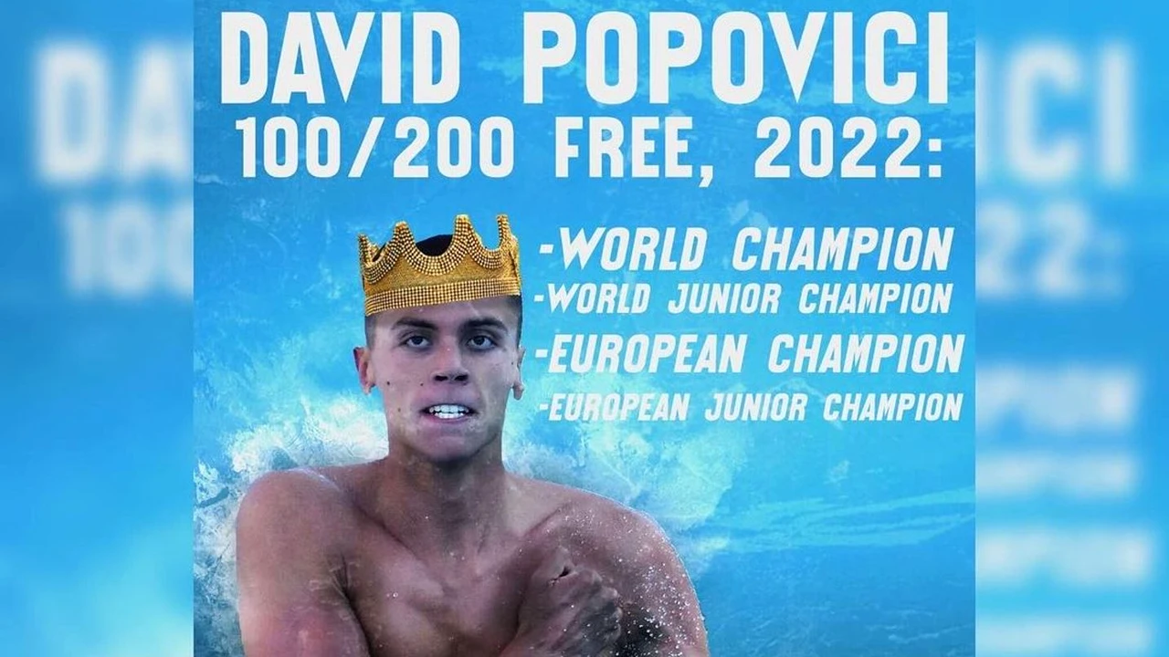 David Popovici, premiat pe 1 ianuarie 2023! Distincția de invidiat pe care a primit-o din partea celui mai renumit site de natație