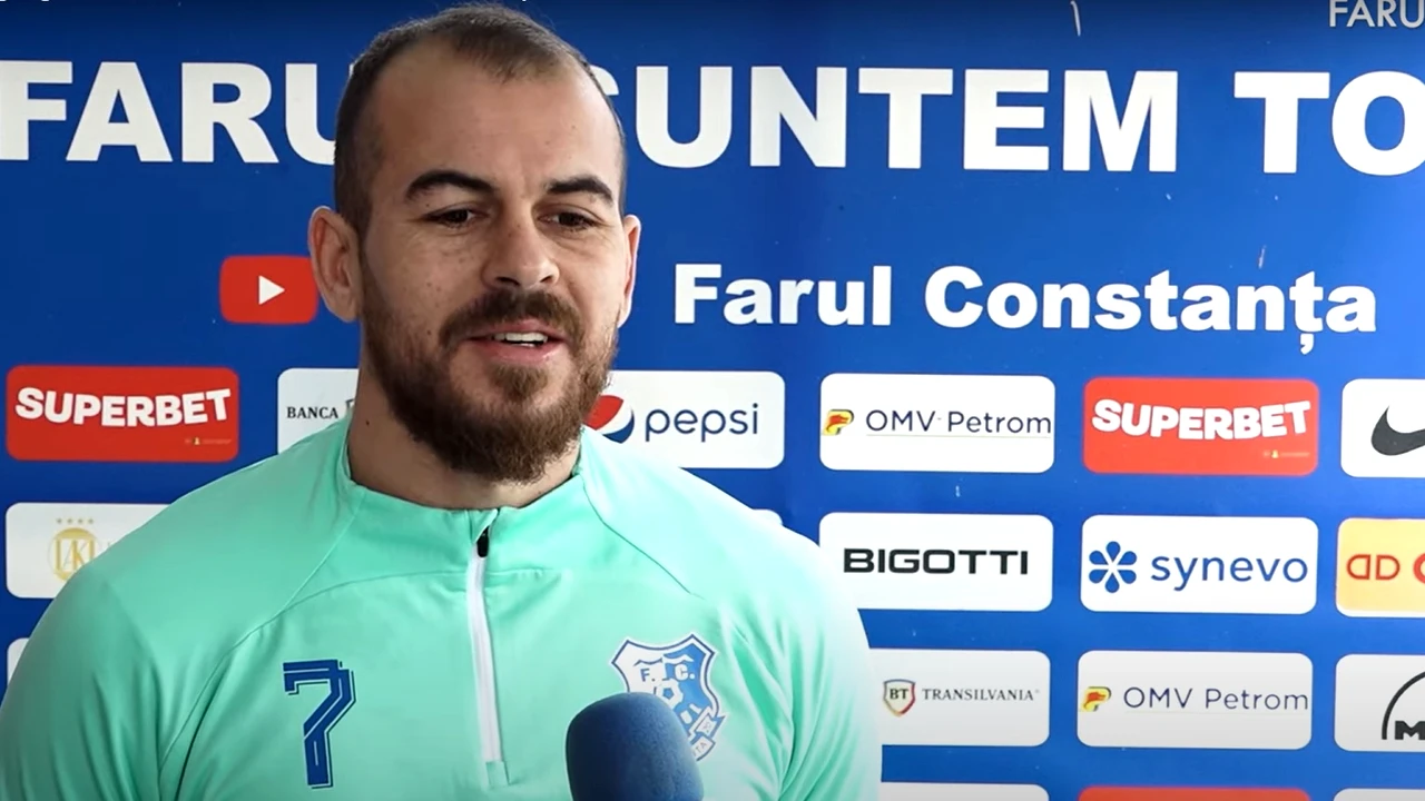 Sarmale, friptură și salată boeuf pentru Denis Alibec. Atacantul Farului Constanța are un mare motiv de mândrie