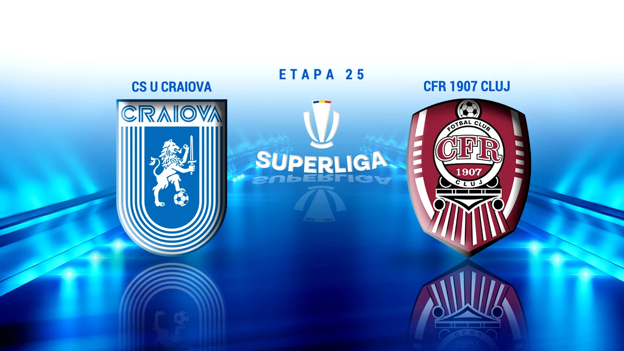 CSU Craiova – CFR Cluj 2-0. Dubla lui Andrei Ivan îngroapă de tot CFR-ul. Campioana pierde două meciuri consecutive