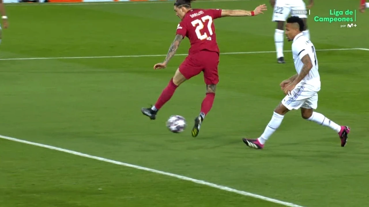 GOL EXTRATERESTRU pentru Darwin Nunez în poarta lui Real Madrid. A marcat fantastic, cu călcâiul, în explozia de pe Anfield