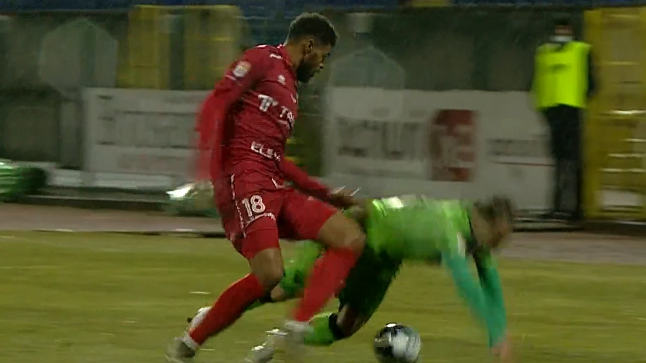 EXCLUSIV. Malcom Edjouma, noul „chirurg” din Superliga. Marius Tomozei, fotbalistul care nu joacă de un an după o intrare dură a francezului: „Nu protejează pe nimeni. Trebuie să fie mai fair-play. De atunci îmi merge foarte rău”
