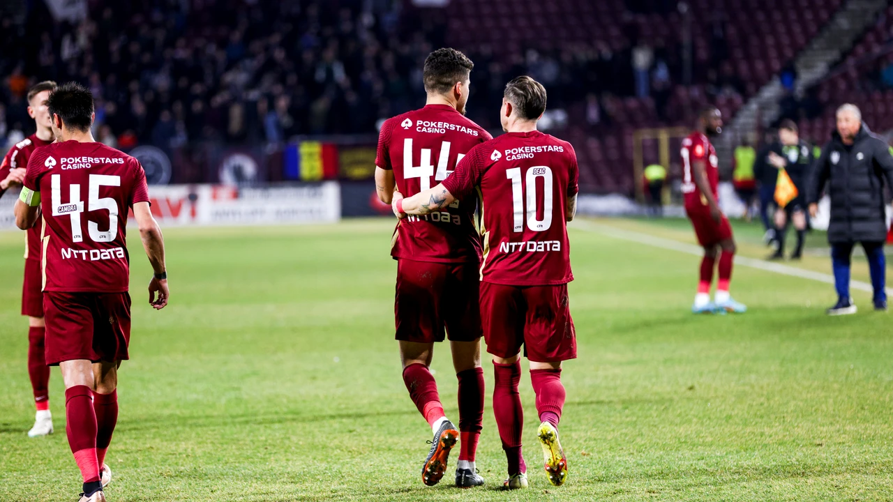 CFR Cluj a întors scorul în prima repriză la Sfântu Gheorghe. Golurile care l-au făcut fericit pe Dan Petrescu în tribună