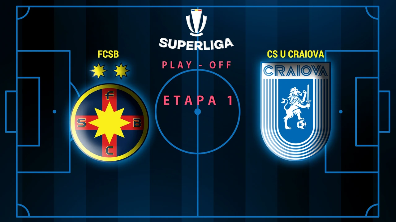 FCSB – CS U Craiova 1-1. Remiză cu repetiţie după o lună. Rezultat perfect pentru Farul şi CFR Cluj