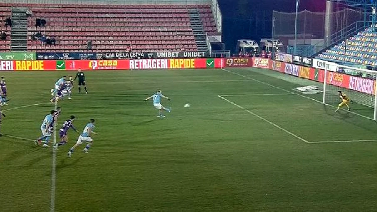 Penalty-ul ratat incredibil de Nemec de la Voluntari. Fotbalistul a dat cu mingea direct peste poartă