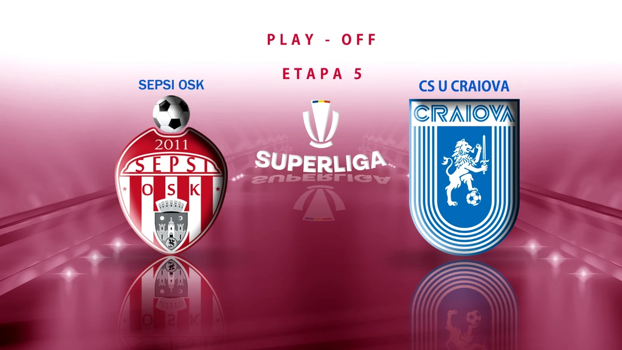 Sepsi – Universitatea Craiova 1-2. Oltenii câștigă în 10 oameni și continuă să viseze la titlu