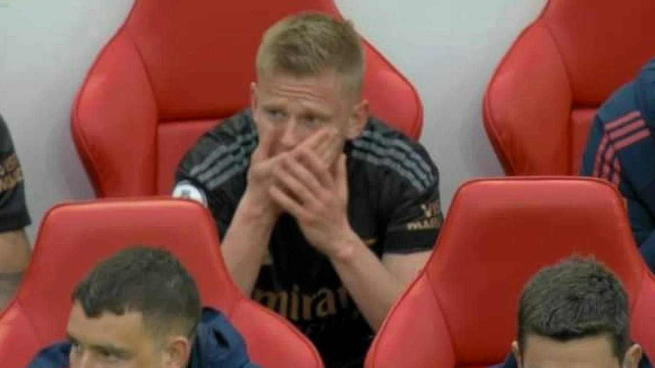 Zincenko a plâns după ce a fost schimbat în meciul cu Liverpool. Motivul din spatele lacrimilor ucraineanului