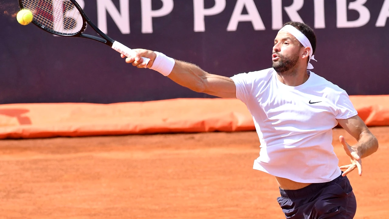 Bulgarul Grigor Dimitrov, dedicație inedită pentru Mădălina Ghenea. Ce a scris pe o cameră, imediat după o victorie