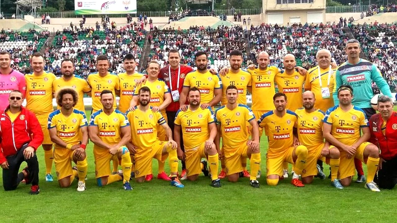 Fotbalist din naționala artiștilor, uluit de un bărbat pe tocuri: „Cel mai tare! Are o față puternică”