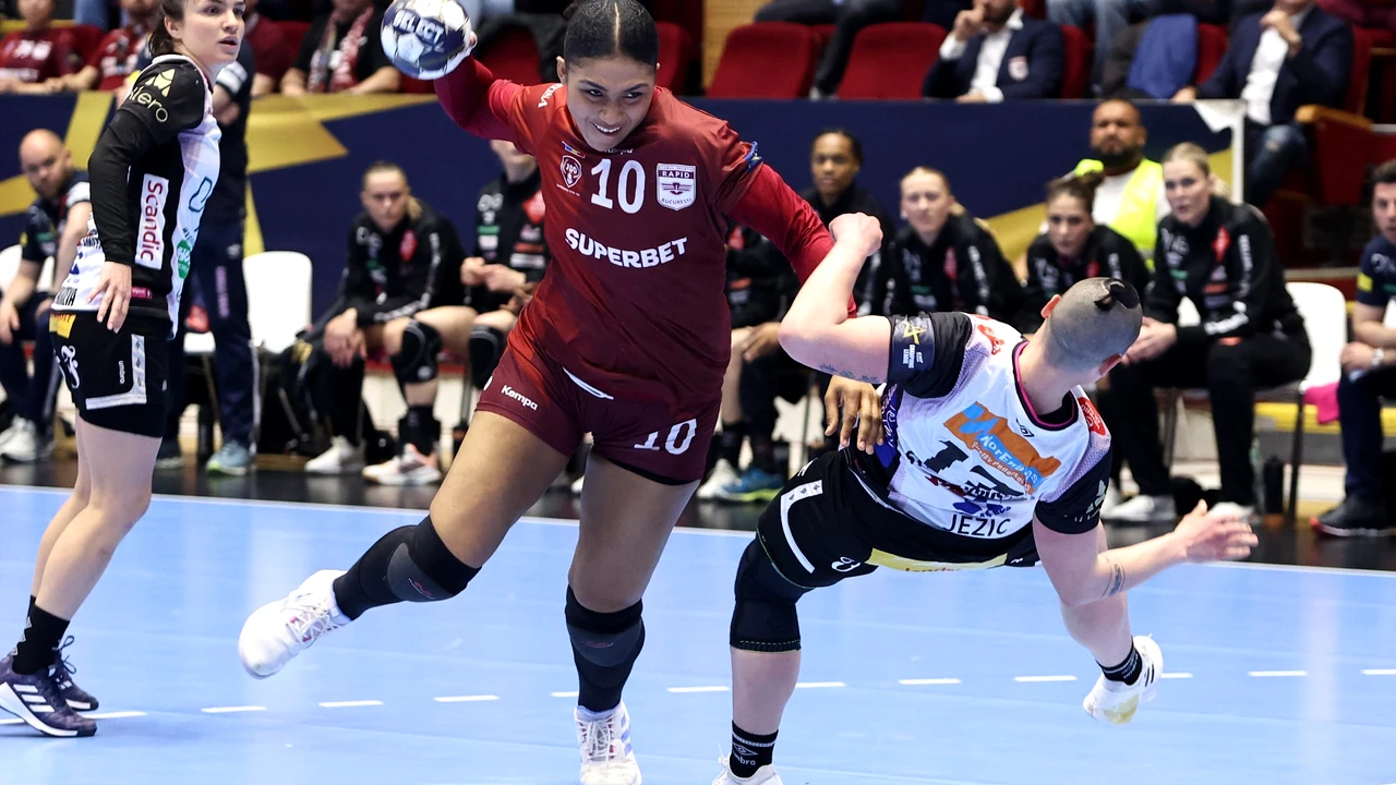 Capăt de drum pentru Rapid în Liga Campionilor la handbal feminin. Giuleștencele au pierdut și meciul retur