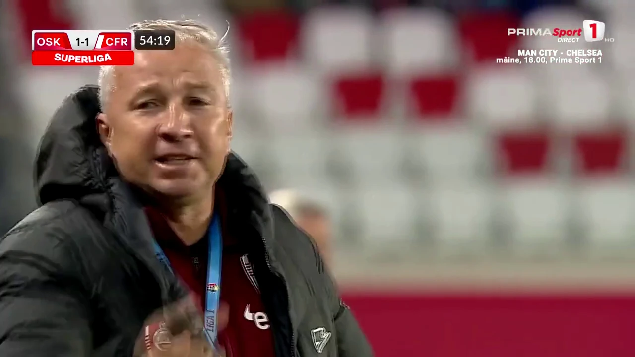 Petrescu, reacție scandaloasă după golul anulat corect CFR-ului: a început să huiduie arbitrul și să-l înjure: „Huo, bă, huo! Băga-mi-aș **** în voi”. Video