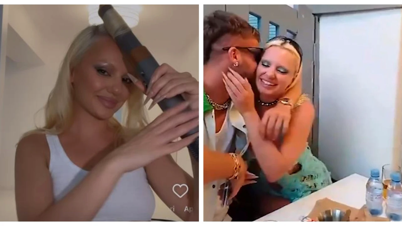 Prima postare a Alexandrei Stan după ce s-a aflat de relația cu George Pușcaș: „Azi m-am jucat prima dată cu el”. Ce ținea în mână