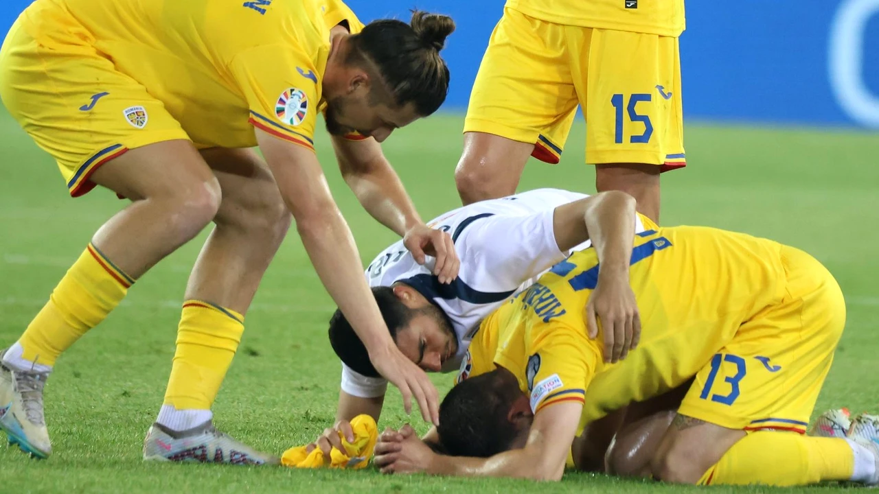 Mihăilă a aflat cât stă după accidentarea din meciul cu Elveția: out o lună din cauza rupturii musculare