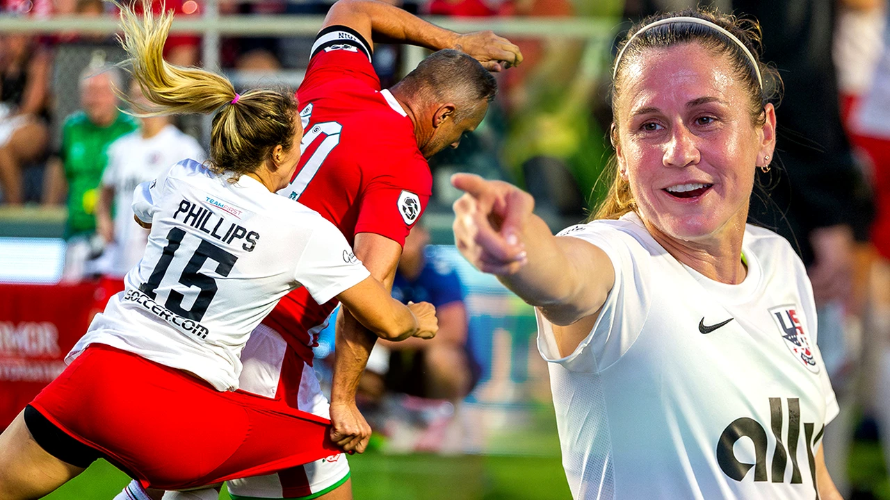 Scor incredibil între naționala feminină de fotbal a Statelor Unite și Wrexham, echipa masculină a lui Ryan Reynolds. Cât s-a terminat meciul