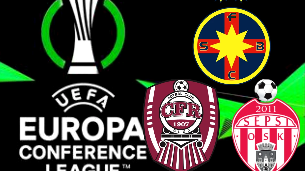 FCSB – FC CSKA 1948, Sepsi – CSKA Sofia și CFR Cluj – Adana Demirspor. Reprezentantele României în turul doi preliminar din Conference League și-au aflat adversarele