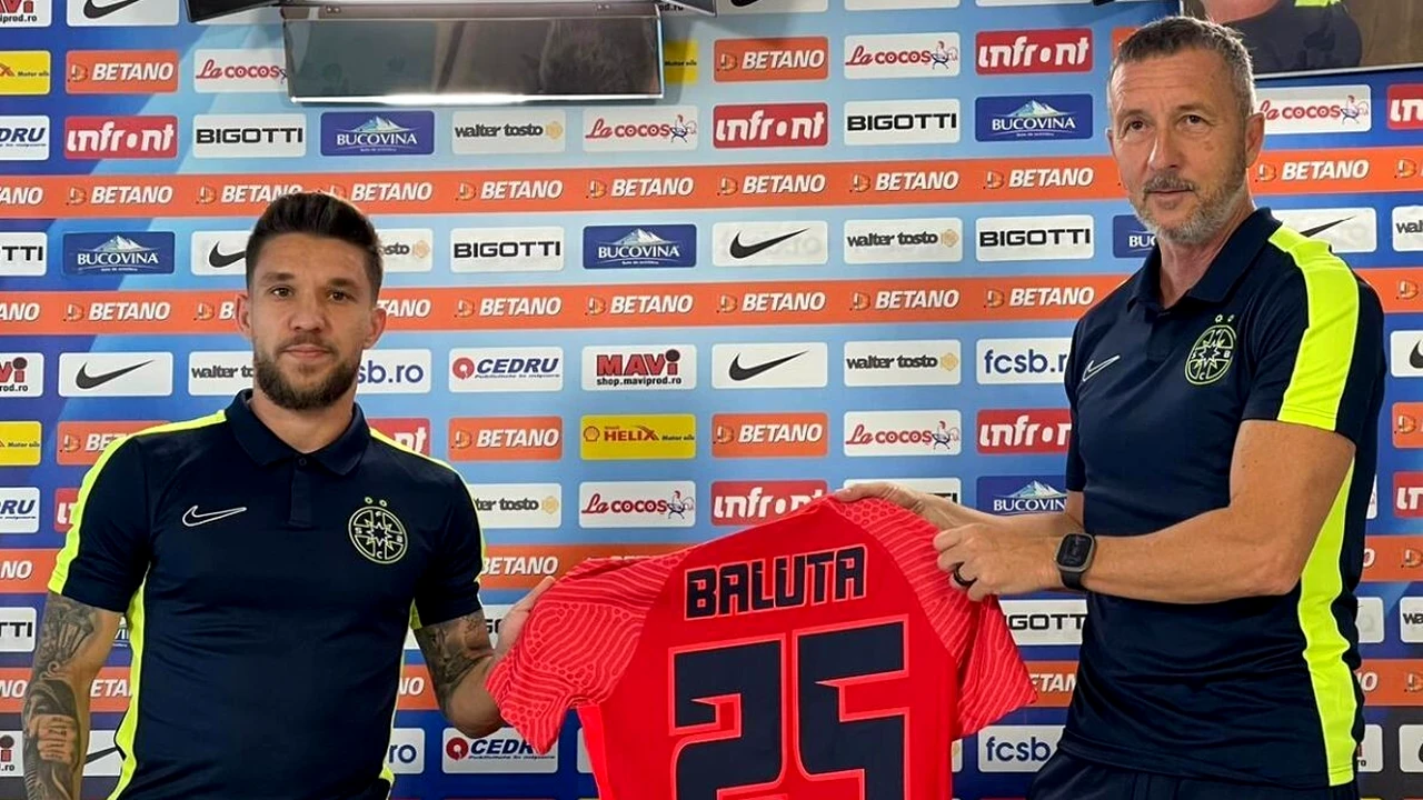 Ultima oră: FCSB l-a prezentat oficial pe Băluță: “E diferență mare față de Craiova. A fost lipsă de respect față de mine”