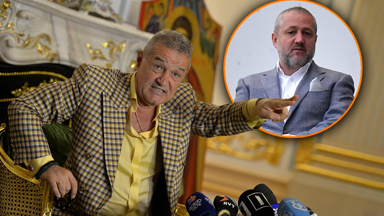 Gigi Becali exultă și-l arată cu degetul pe Mihai Rotaru: ”De câți ani e în fotbal?”