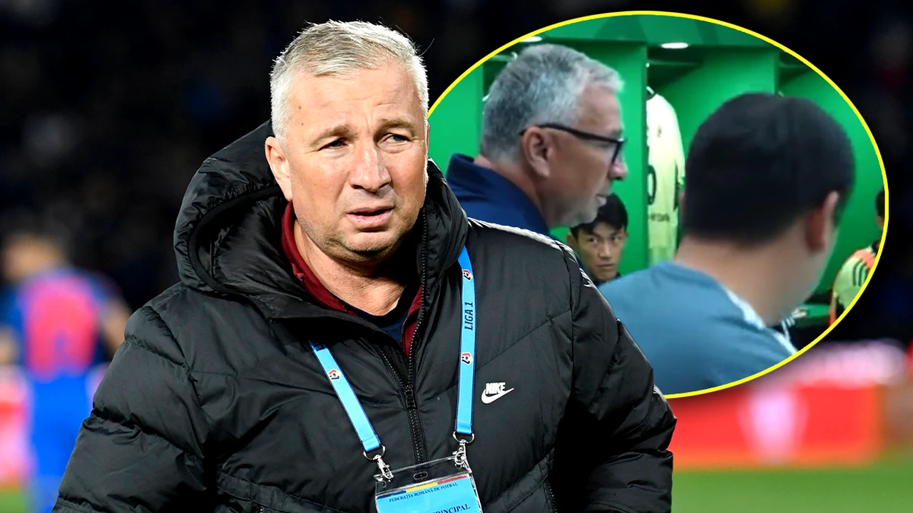 Imagini unicat cu Dan Petrescu. A fost aplaudat de întreg vestiarul